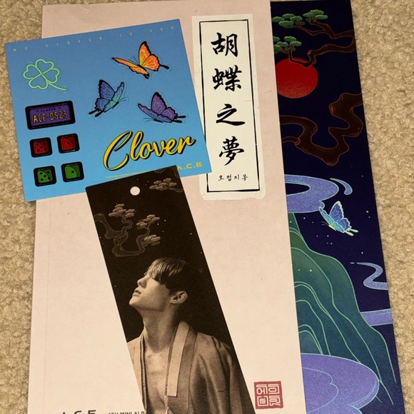 A.C.E. HJZM The Butterfly Fantasy Album Kpop with Bookmark and Stickers - Picture 7 of 8